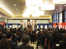 「大阪逸の彩（おおさかひので）ホテル」竣工式1