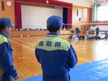 弾道ミサイルを想定した住民避難訓練1