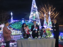 とっとり花回廊 皆生温泉プレゼンツ 花火ウィーク開幕記念点灯式2