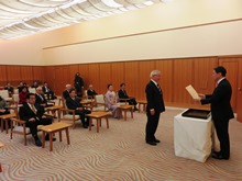地方自治法施行70周年記念総務大臣表彰伝達式1