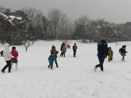 雪合戦！！