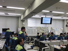 弾道ミサイル落下を想定した鳥取県国民保護共同図上訓練1