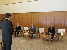 鳥取県伝統工芸士認定証交付式1