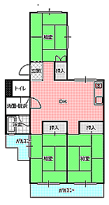 ３DK間取り図