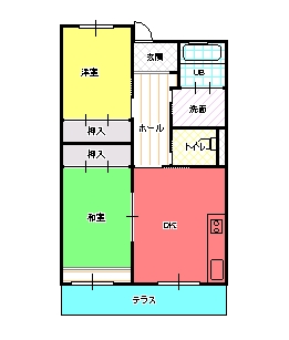 ２DK（Ｂ)間取り図