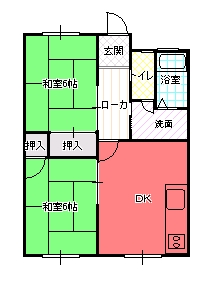 ２DK間取り図