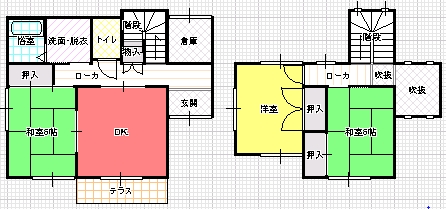 ３DK間取り図