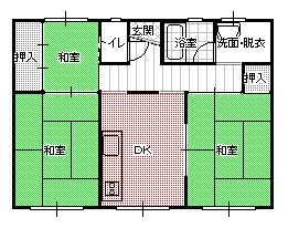 ３DK間取り図