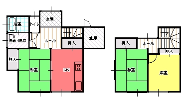 ３DK（Ａ)間取り図