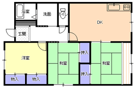 ３DK（Ｂ)間取り図