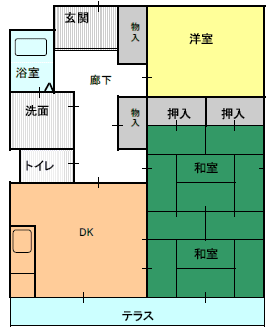 ３DK（E)間取り図