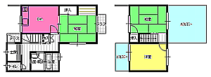 ３DK間取り図