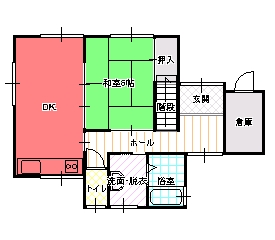 ３DK（Ｂ)間取り図