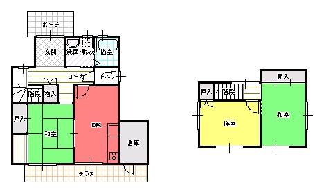 ３DK間取り図