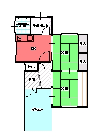 ２DK（Ａ)間取り図