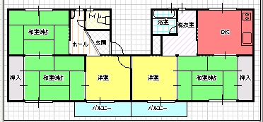 ５DK（Ａ)間取り図