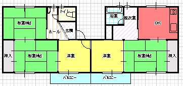 ５DK（Ａ)間取り図