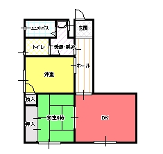 ２DK間取り図