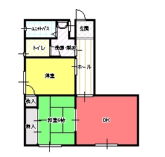 ２DK間取り図