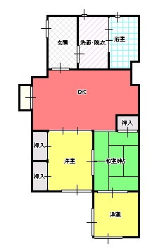 ３DK（E)間取り図