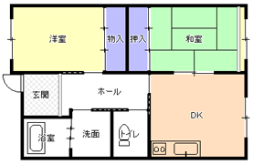 ２DK（Ａ)間取り図