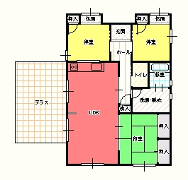 ３ＬDK（Ｂ)間取り図