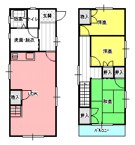 ３LDK（C)間取り図