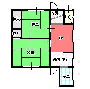 ３DK間取り図