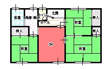 ３DK（Ｂ)間取り図