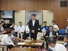 鳥取県議会代表者会議1