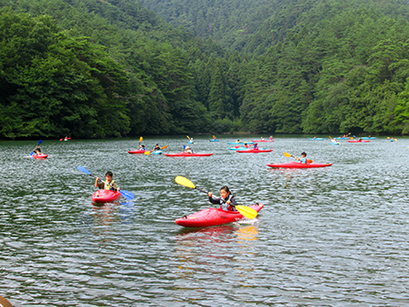 赤松の池カヌー体験