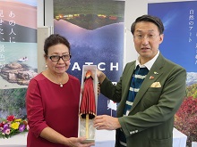 アグネス・マグベイル フィリピンセブ州副知事との二地域間会談1