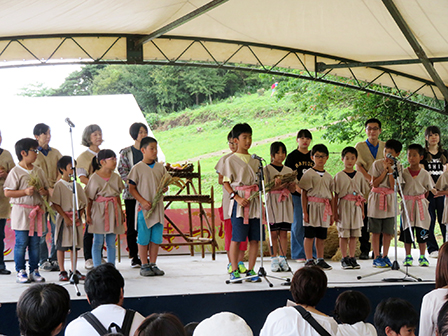 オープニングイベントジュニアファンクラブ収穫祭