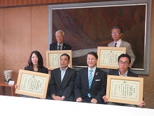 健康経営マイレージ事業 知事表彰 表彰式2