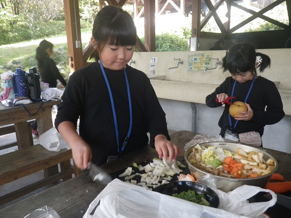 野外炊飯