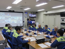 平成30年度鳥取県原子力防災訓練（テレビ会議）2