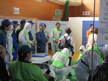 平成30年度鳥取県原子力防災訓練（避難退域時検査訓練）1