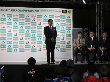 IFSC-ACCクライミングアジア選手権倉吉2018 開会式1