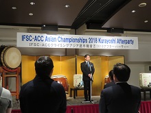 IFSC-ACCクライミングアジア選手権倉吉2018　アフターパーティー1