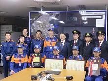 米子市消防団夜見分団からの第26回全国消防操法大会 出場結果報告会2