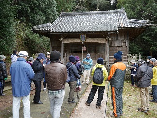 相屋神社説明状況