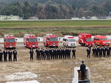 平成31年鳥取中部ふるさと広域連合消防出初式2