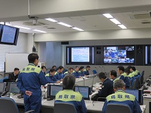 平成30年度鳥取県・鳥取市合同新型インフルエンザ等対策本部運営訓練1