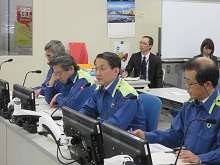 平成30年度鳥取県・鳥取市合同新型インフルエンザ等対策本部運営訓練2