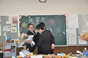熱い抱擁!
