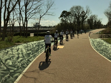 白砂青松の弓ヶ浜サイクリングコース