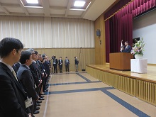 職員への訓示2