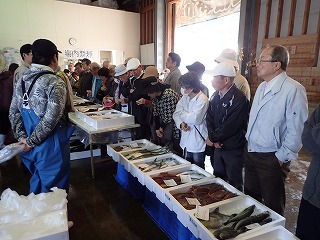 朝市の開催直前