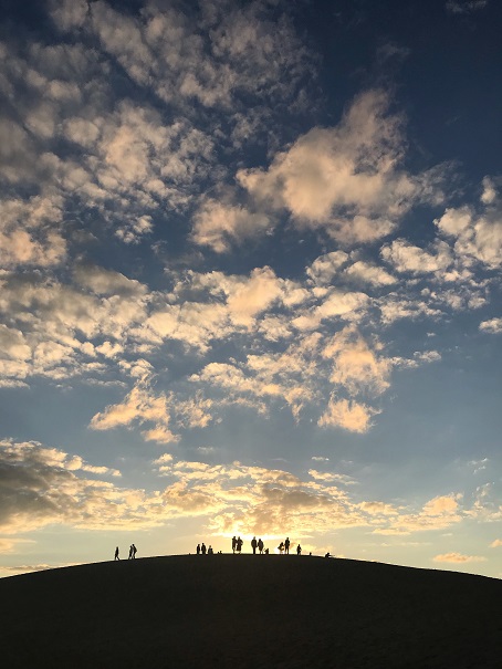 鳥取砂丘と秋空。