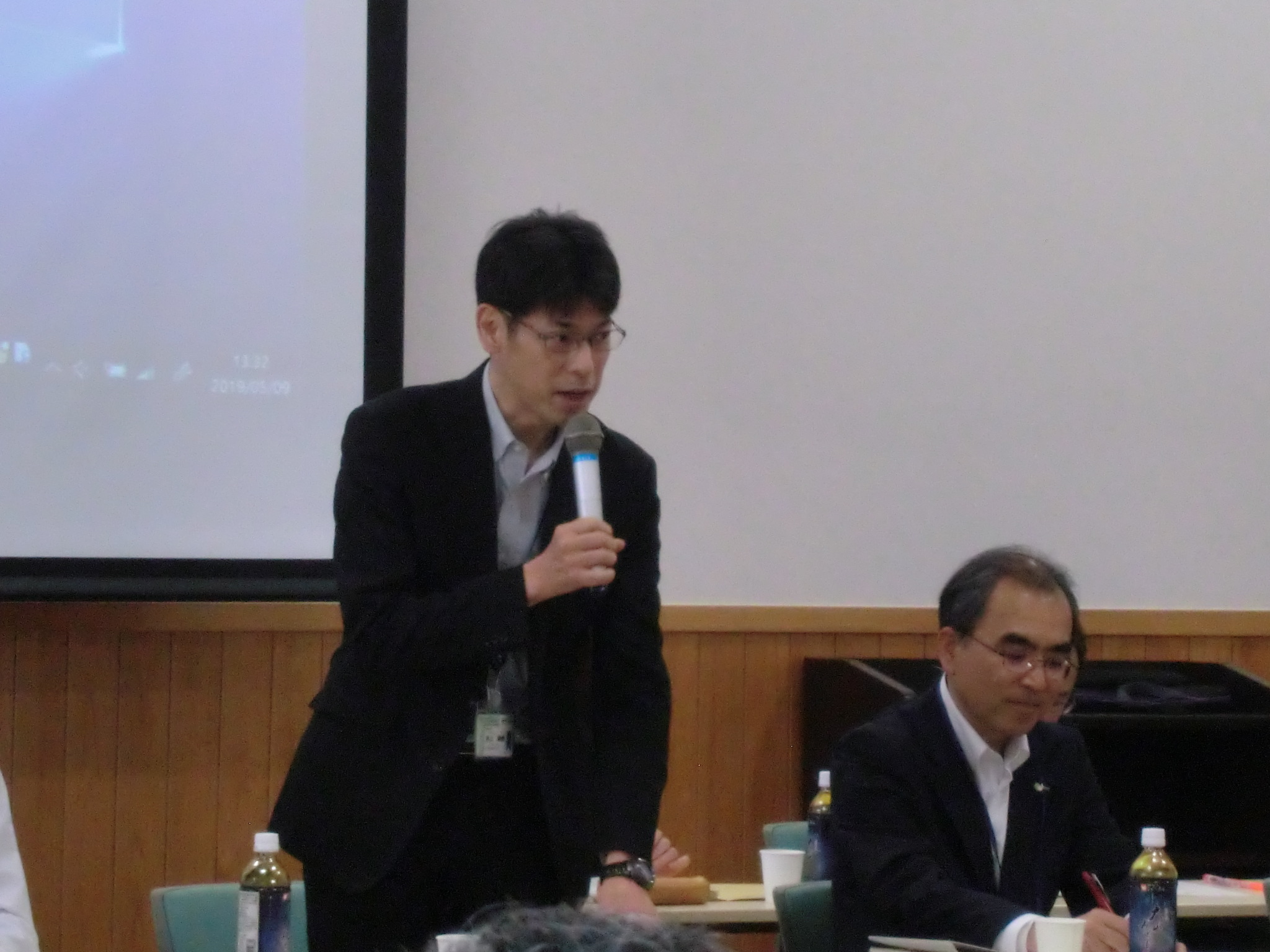 県市町村歴史公文書等保存活用共同会議における井上総務部長あいさつ